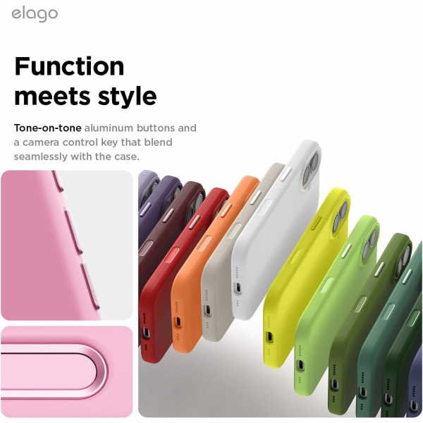 elago Apple iPhone 17 Manyetik Klf-Hot Pink