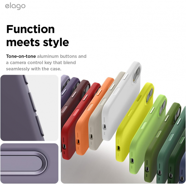 elago Apple iPhone 17 Manyetik Klf-Deep Lavender