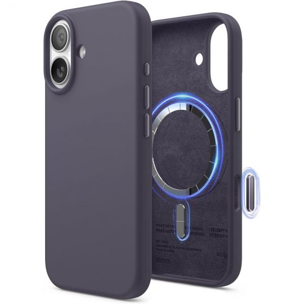 elago Apple iPhone 17 Manyetik Klf-Deep Lavender