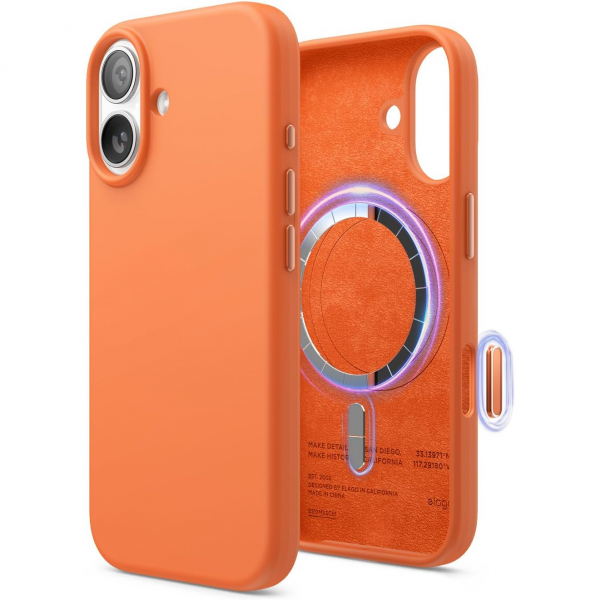 elago Apple iPhone 17 Manyetik Klf-Orange