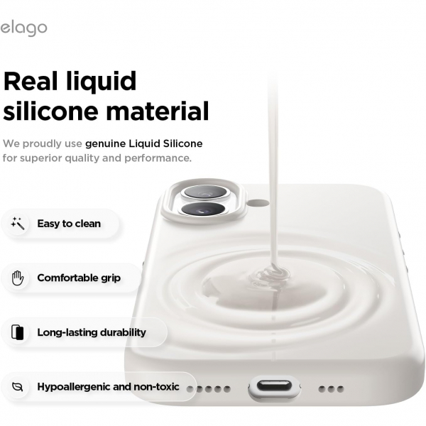 elago Apple iPhone 17 Manyetik Klf-Stone
