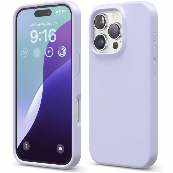 elago Apple iPhone 16 Pro Silikon Klf-Purple
