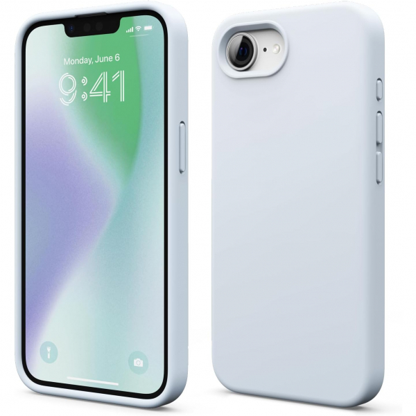 elago Apple iPhone 16e Silikon Klf-Light Blue