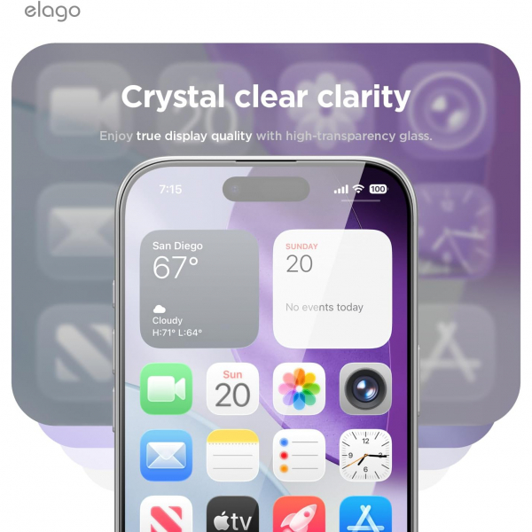 elago Apple iPhone Air Ekran Koruyucu (2 Adet)