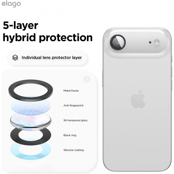 elago Apple iPhone Air Kamera Lens Koruyucu(2 Adet)