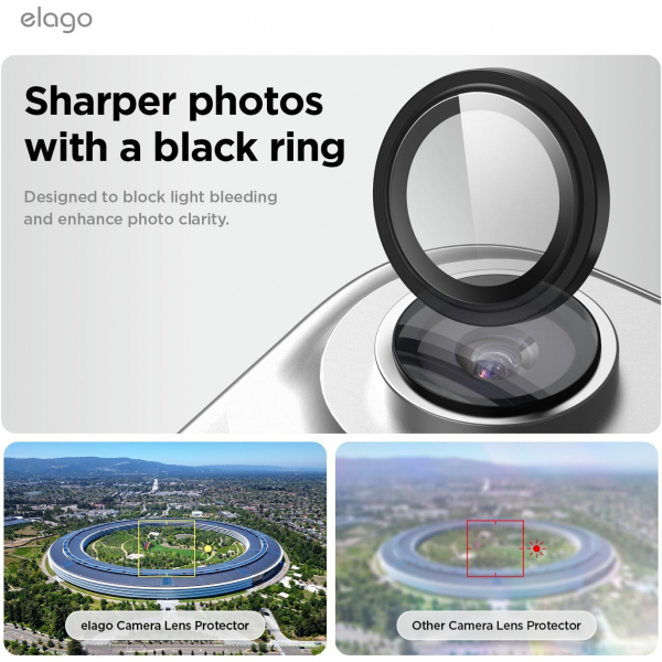 elago Apple iPhone Air Kamera Lens Koruyucu(2 Adet)