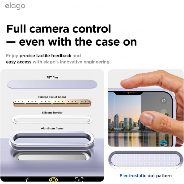 elago Apple iPhone Air Manyetik Klf-Purple