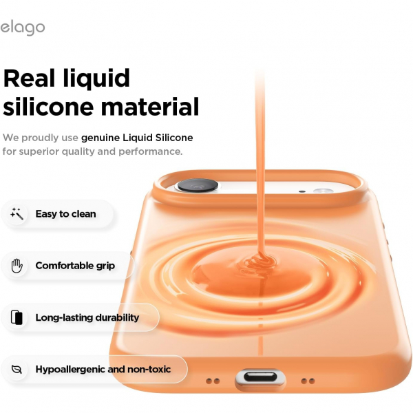 elago Apple iPhone Air Manyetik Klf-Orange