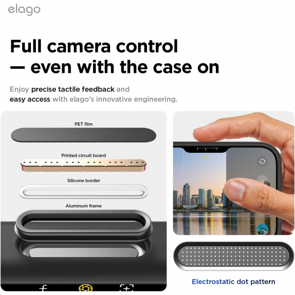 elago Apple iPhone Air Manyetik Klf-Black