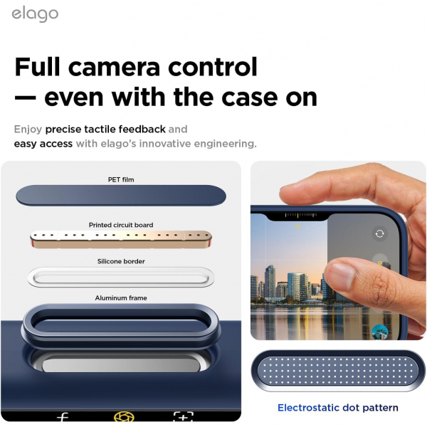 elago Apple iPhone Air Manyetik Klf-Jean Indigo