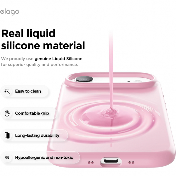elago Apple iPhone Air Manyetik Klf-Hot Pink
