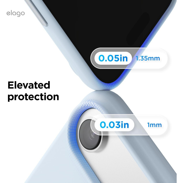 elago Apple iPhone Air Manyetik Klf-Light Blue