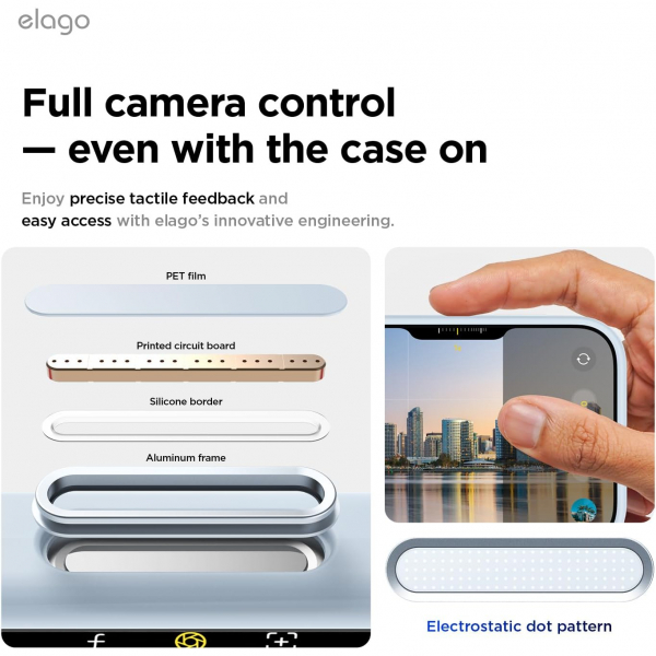 elago Apple iPhone Air Manyetik Klf-Light Blue