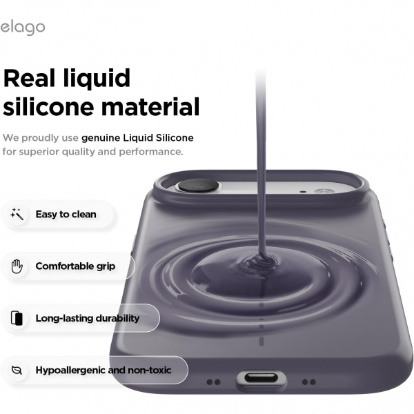 elago Apple iPhone Air Manyetik Klf-Deep Purple