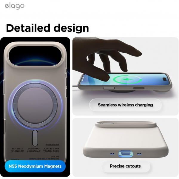 elago Apple iPhone Air Manyetik Klf-Stone