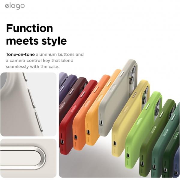 elago Apple iPhone 17 Pro Manyetik Klf-Stone