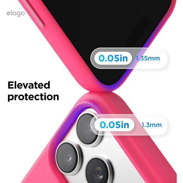 elago Apple iPhone 17 Pro Max Manyetik K�l�f-Ice Red