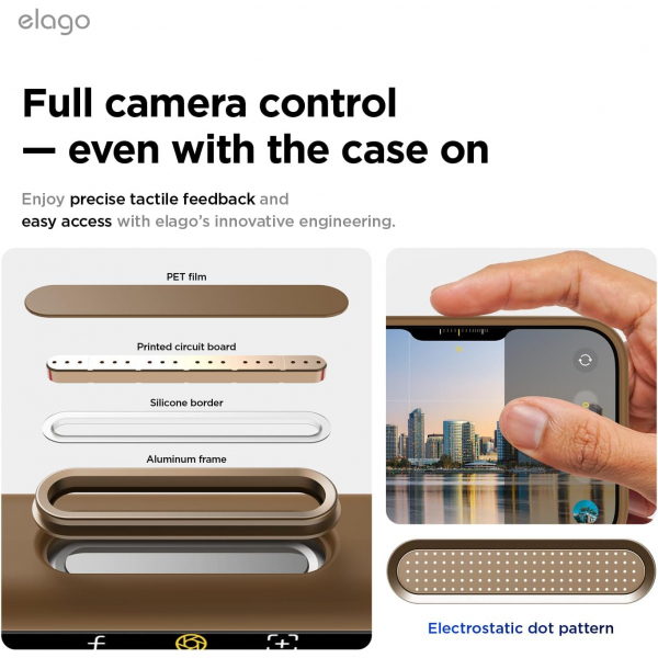 elago Apple iPhone 17 Pro Max Manyetik K�l�f-Brown