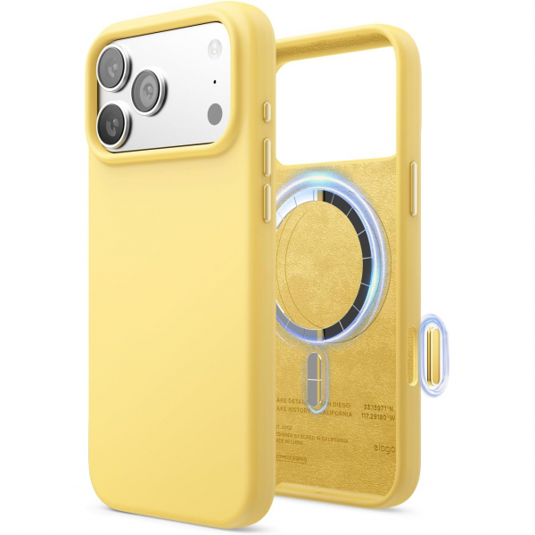 elago Apple iPhone 17 Pro Max Manyetik K�l�f-Yellow