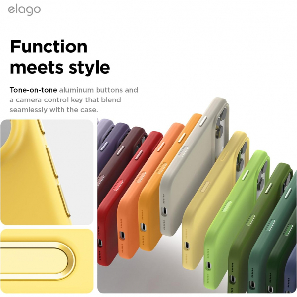 elago Apple iPhone 17 Pro Max Manyetik K�l�f-Yellow