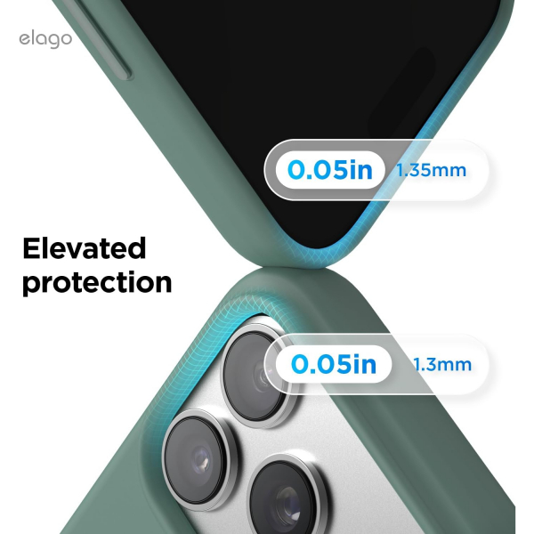 elago Apple iPhone 17 Pro Max Manyetik K�l�f-Midnight Green