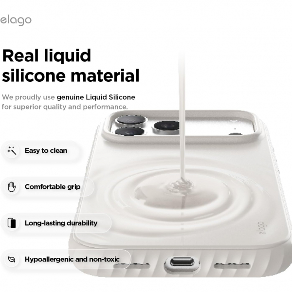 elago Apple iPhone 17 Pro Max Ridge Klf-Stone