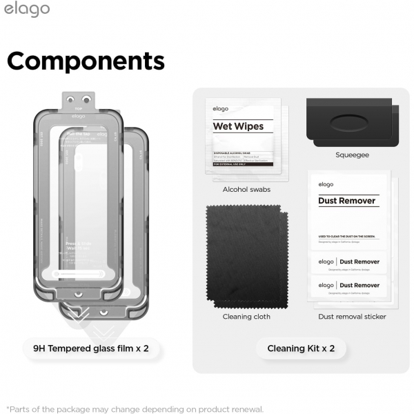 elago Apple iPhone 17 Pro Ekran Koruyucu (2 Adet)