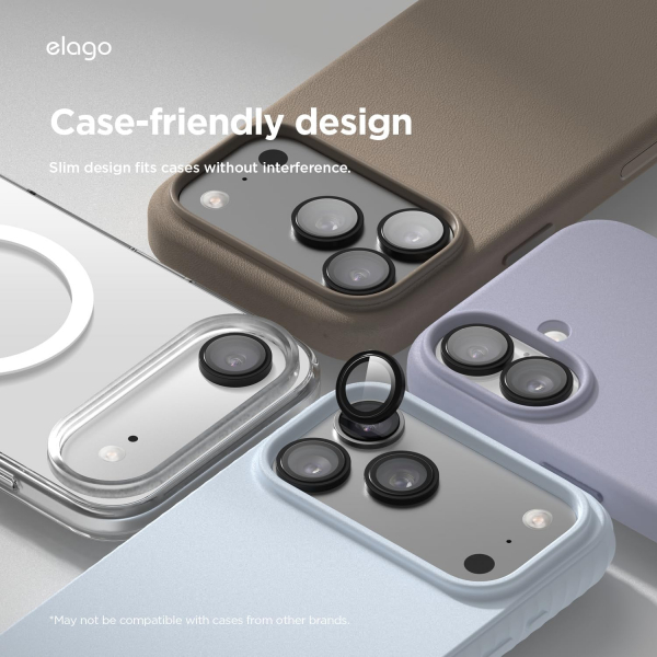 elago iPhone 17 Pro/Max Kamera Lens Koruyucu(2 Adet)