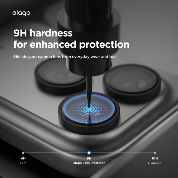 elago iPhone 17 Pro/Max Kamera Lens Koruyucu(2 Adet)