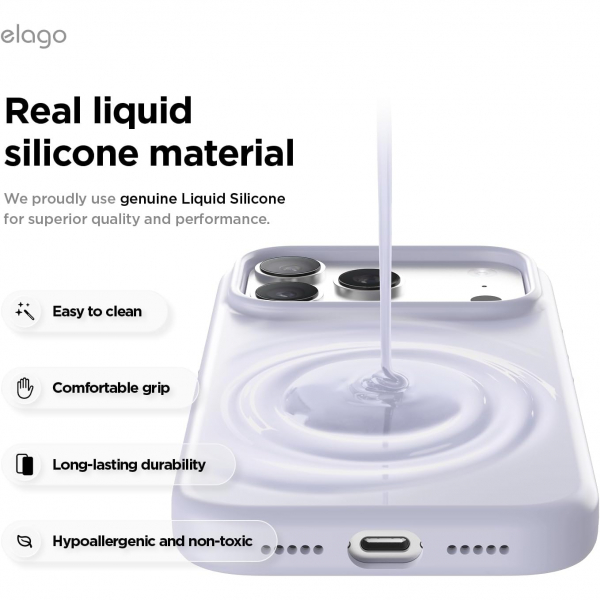 elago Apple iPhone 17 Pro Manyetik Klf-Purple