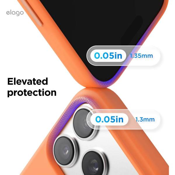 elago Apple iPhone 17 Pro Manyetik Klf-Orange