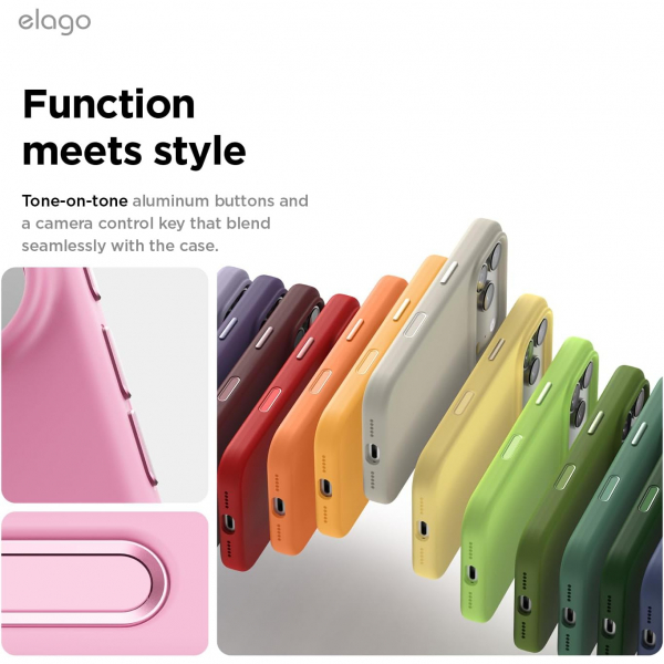 elago Apple iPhone 17 Pro Manyetik Klf-Hot Pink