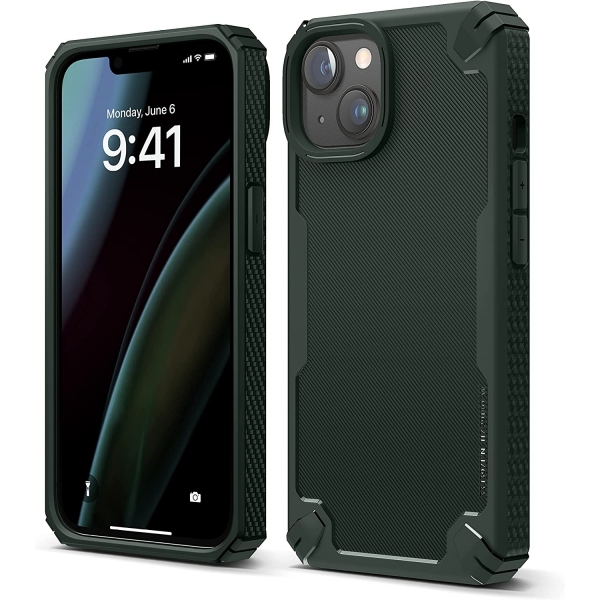 elago Armor Serisi iPhone 14 Klf-Dark Green