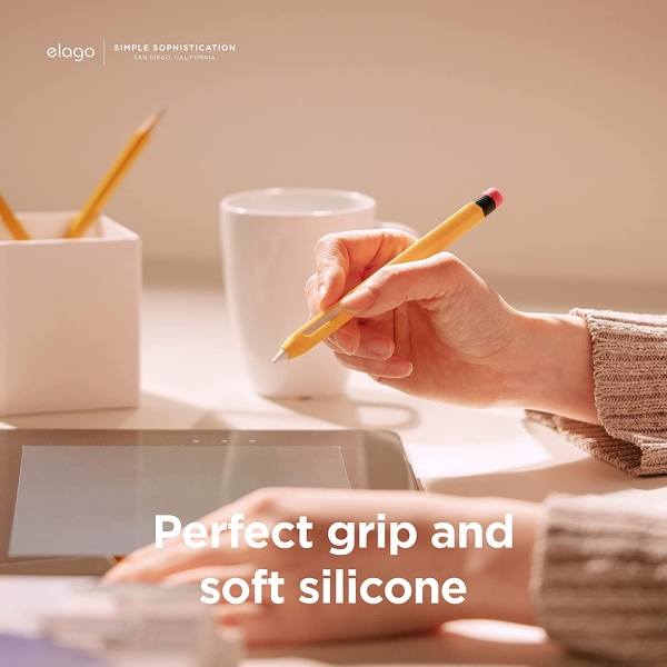 elago Classic Serisi Apple Pencil 2 Silikon Klf-Lavender