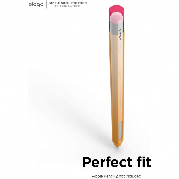 elago Classic Serisi Apple Pencil 2 Silikon Klf-Yellow