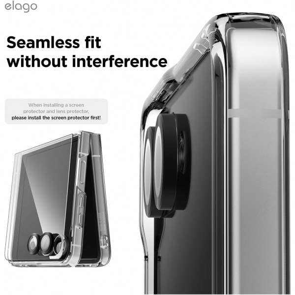 elago Galaxy Z Flip 7 Kamera Koruyucu (2 Paket)