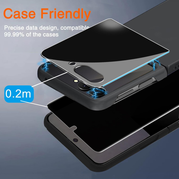 Milomdoi Galaxy Z Flip 7 Privacy Ekran Koruyucu