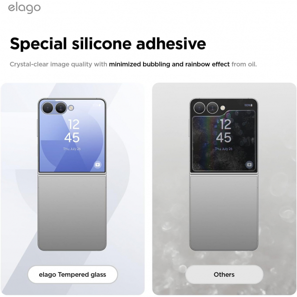 elago Galaxy Z Flip 7 Ekran Koruyucu (2 Adet)