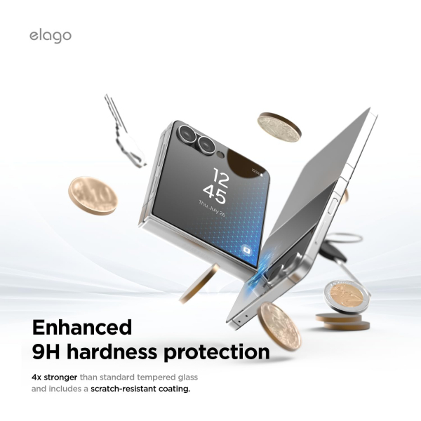 elago Galaxy Z Flip 7 Ekran Koruyucu (2 Adet)