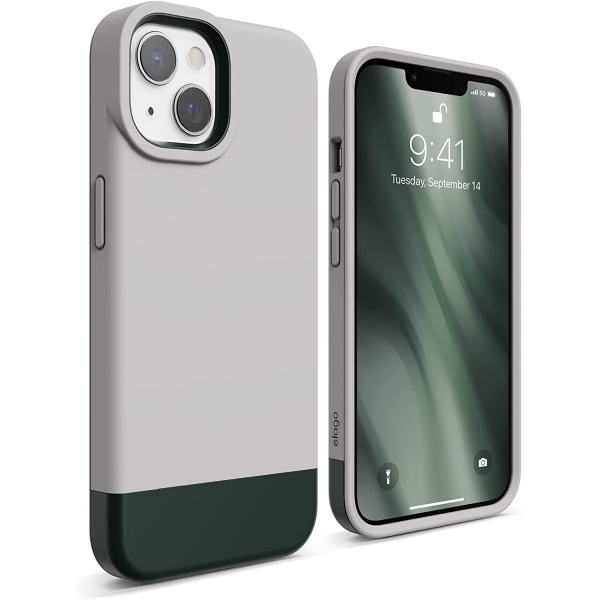 elago Glide Armor Serisi iPhone 13 Klf-Dark Green