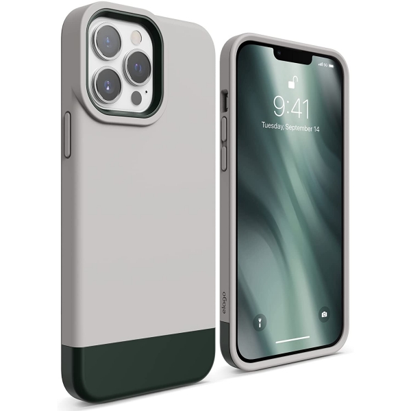 elago Glide Armor Serisi iPhone 13 Pro Klf-Dark Green