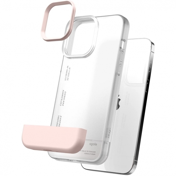 elago Glide Armor Serisi iPhone 13 Pro Max Klf-Lovely Pink