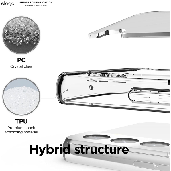 elago Hybrid Serisi Samsung Galaxy S22 effaf Klf 