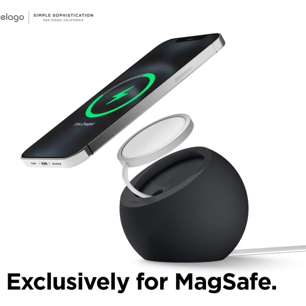 elago MS2 MagSafe le Uyumlu Silikon arj Stand-Black
