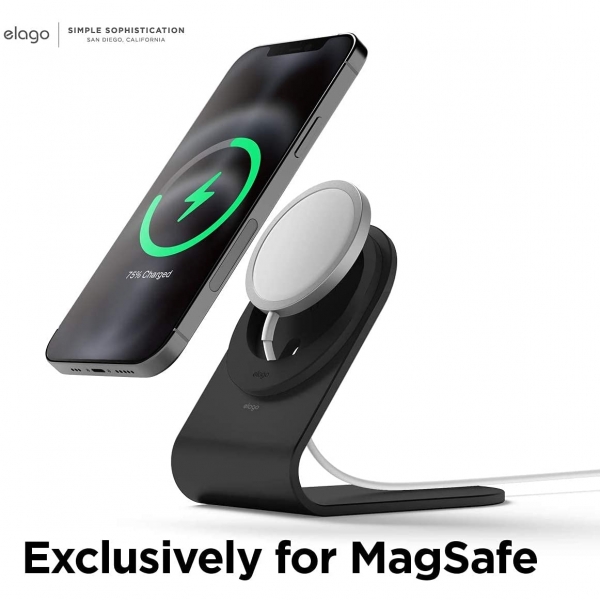 elago MS3 MagSafe le Uyumlu Silikon arj Stand-Black