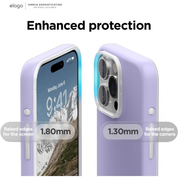 elago Apple iPhone 15 Pro Max Manyetik Klf-Purple