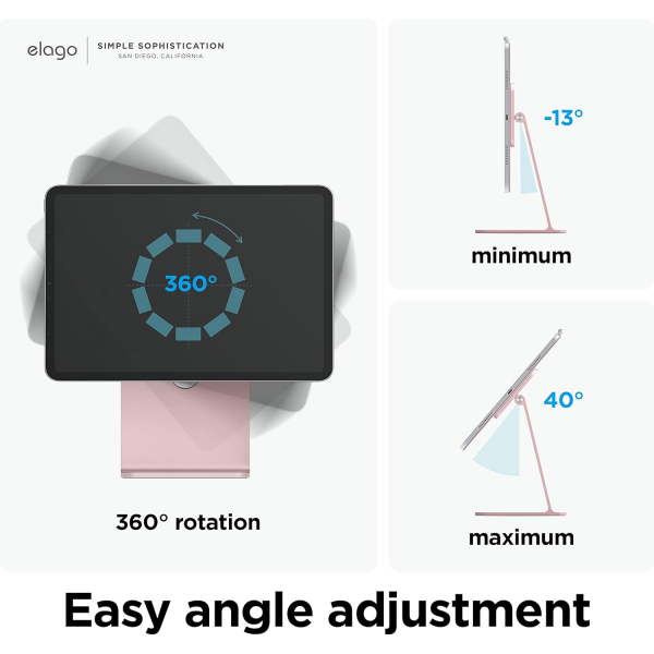 elago Manyetik iPad Stand -Sand Pink