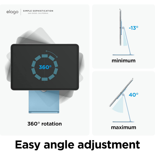 elago Manyetik iPad Stand -Light Blue