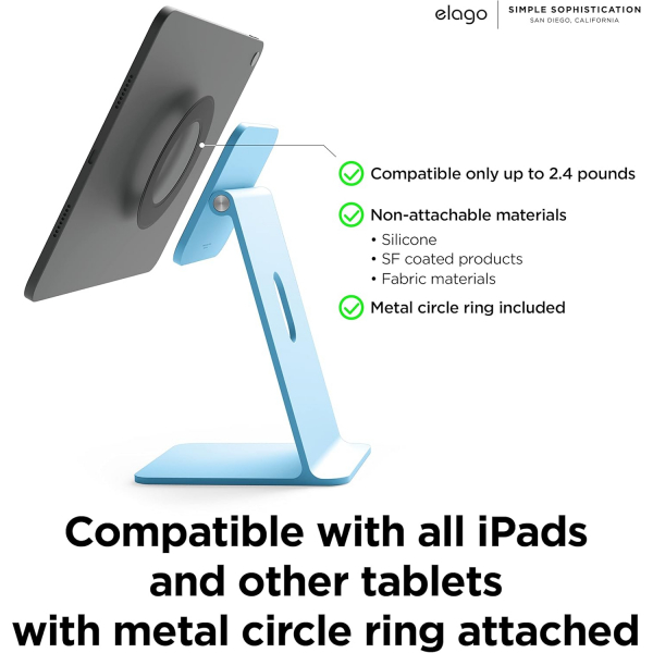 elago Manyetik iPad Stand -Light Blue