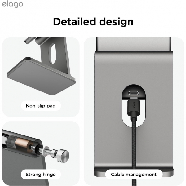 elago Qi2 Kablosuz arj Stand-Black